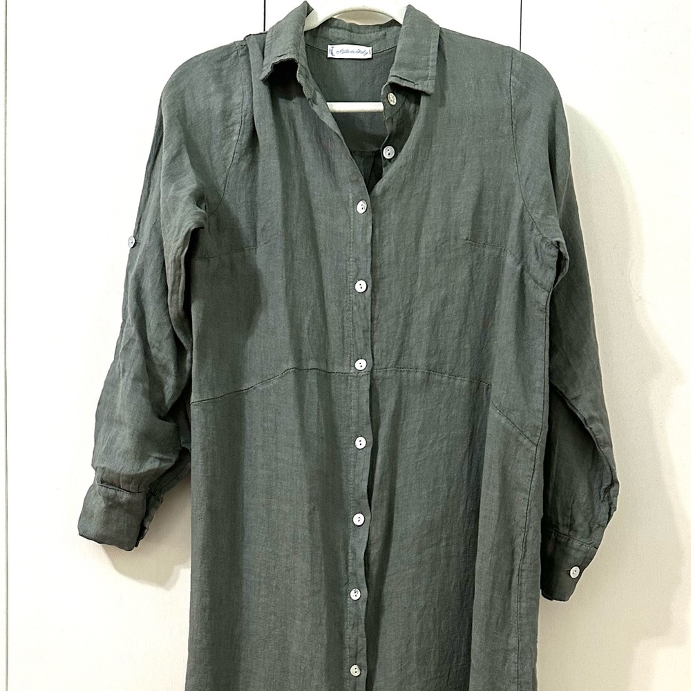 Gorgeous Italian Linen Dress/Tunic